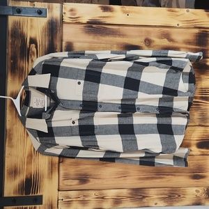 American Eagle Black/Cream Flannel